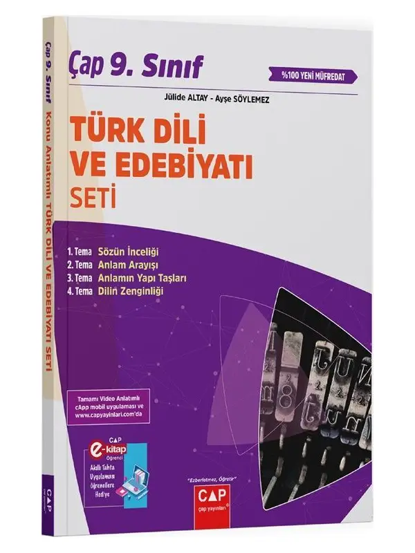 Çap Yayınları 9. Sınıf Türk Dili ve Edebiyatı Seti