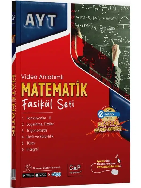 Çap Yayınları AYT Matematik Video Anlatımlı Fasikül Seti