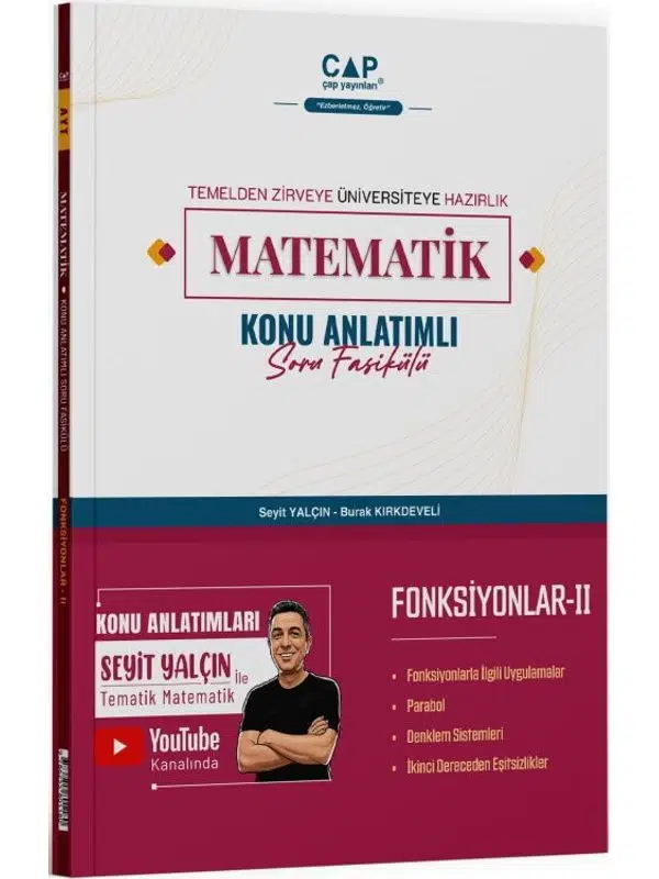 Çap Yayınları Matematik Fonksiyonlar II Konu Anlatımlı Soru Fasikülü