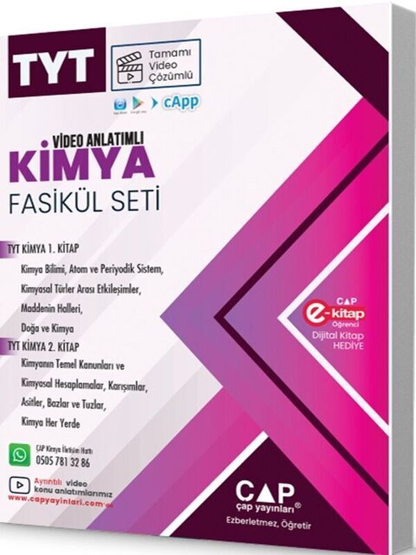Çap Yayınları TYT Kimya Seti