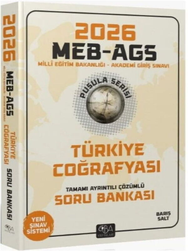 CBA Yayınları 2026 MEB AGS Türkiye Coğrafyası Soru Bankası