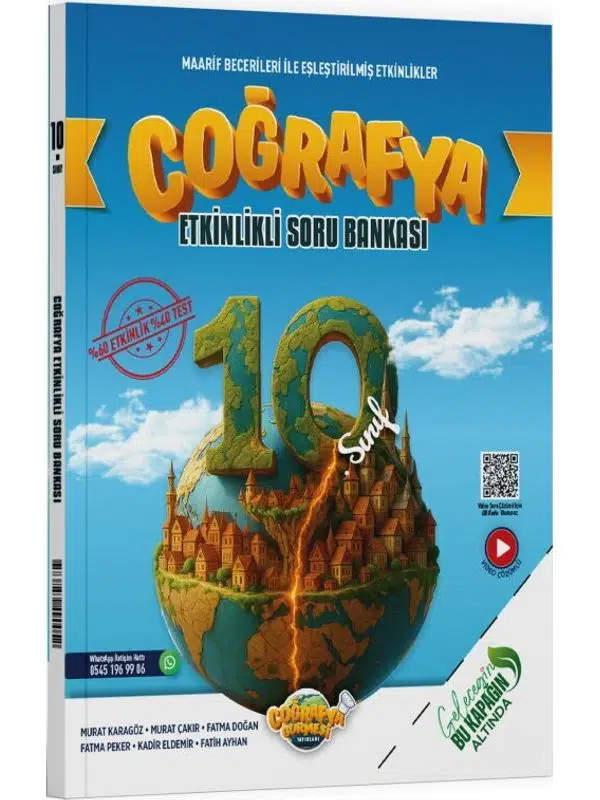 Coğrafya Gurmesi Yayınları 10. Sınıf Coğrafya Etkinlikli Soru Bankası