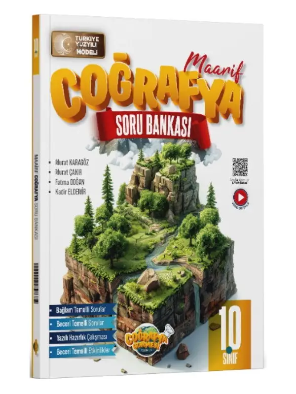 Coğrafya Gurmesi Yayınları 10. Sınıf Coğrafya Maarif Soru Bankası
