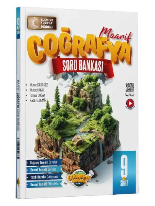 Coğrafya Gurmesi Yayınları 9. Sınıf Coğrafya Maarif Soru Bankası