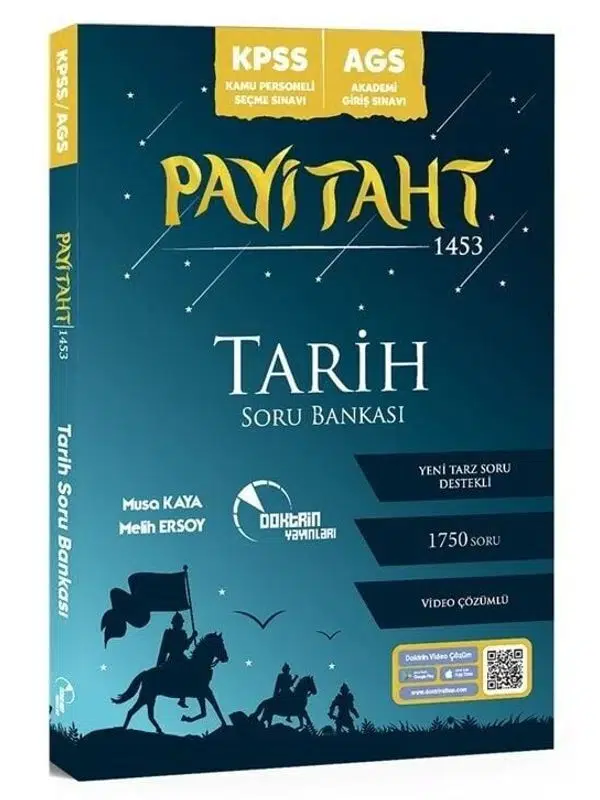 Doktrin KPSS MEB-AGS Tarih PAYİTAHT 1453 Soru Bankası Çözümlü Doktrin Yayınları