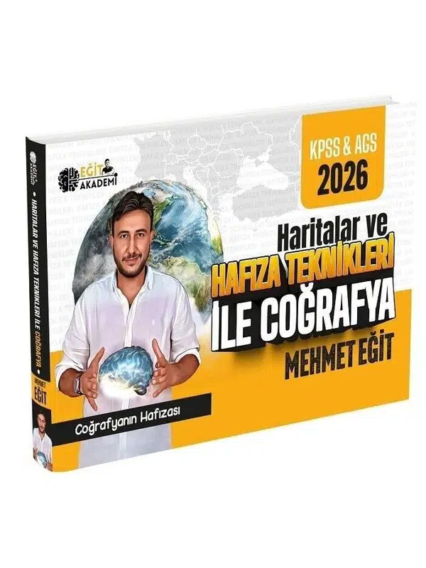 Eğit Akademi 2026 KPSS MEB-AGS Haritalar ve Hafıza Teknikleri ile Coğrafya 