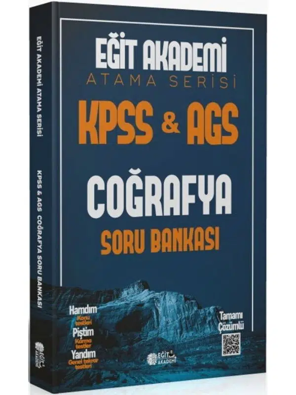 Eğit Akademi KPSS AGS Coğrafya Atama Serisi Soru Bankası