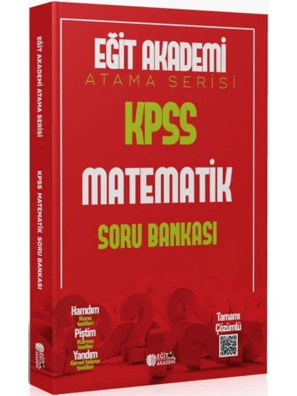 Eğit Akademi KPSS Matematik Atama Serisi Soru Bankası