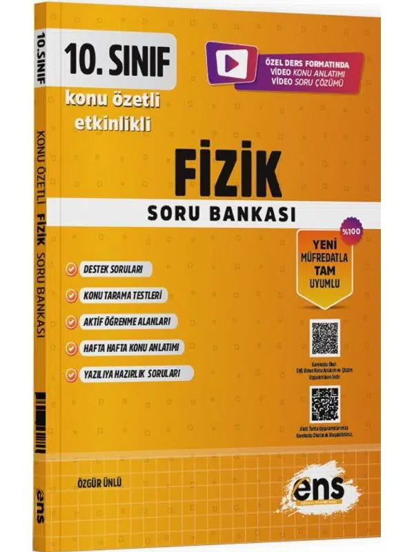 ENS Yayıncılık 10. Sınıf Fizik Etkinlikli Soru Bankası