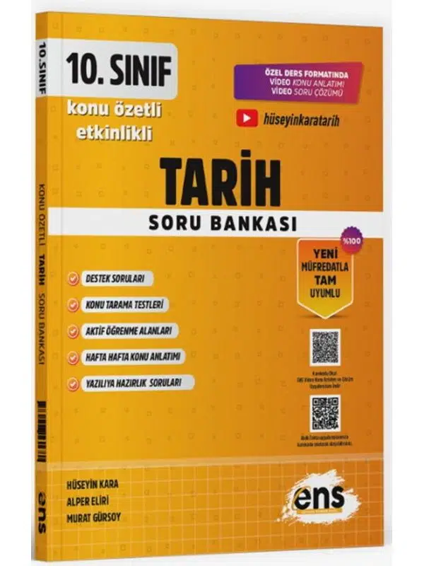 ENS Yayıncılık 10. Sınıf Tarih Etkinlikli Soru Bankası