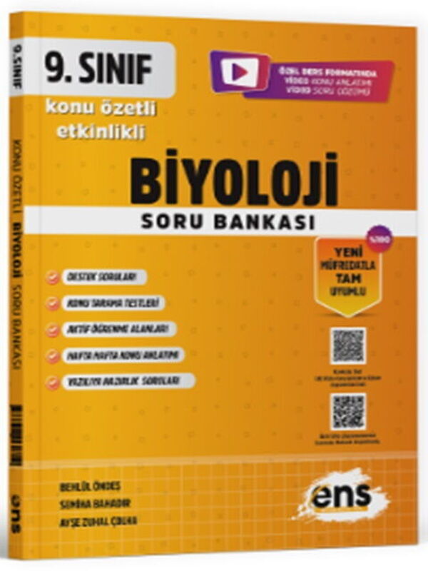 ENS Yayıncılık 9. Sınıf Biyoloji Soru Bankası