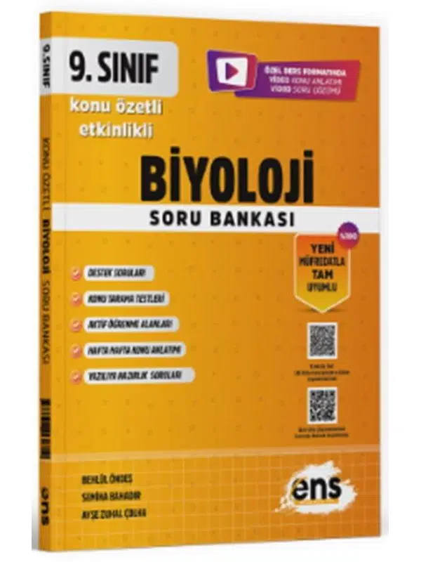ENS Yayıncılık 9. Sınıf Biyoloji Soru Bankası