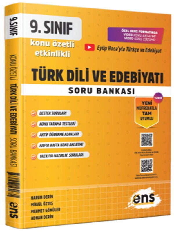 ENS Yayıncılık 9. Sınıf Türk Dili ve Edebiyatı Etkinlikli Soru Bankası