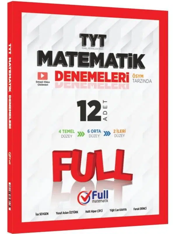 Full Matematik Yayınları TYT Matematik 12 li Deneme