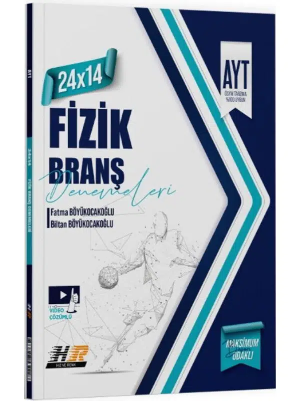 Hız ve Renk Yayınları AYT Fizik 24 x 14 Denemeleri