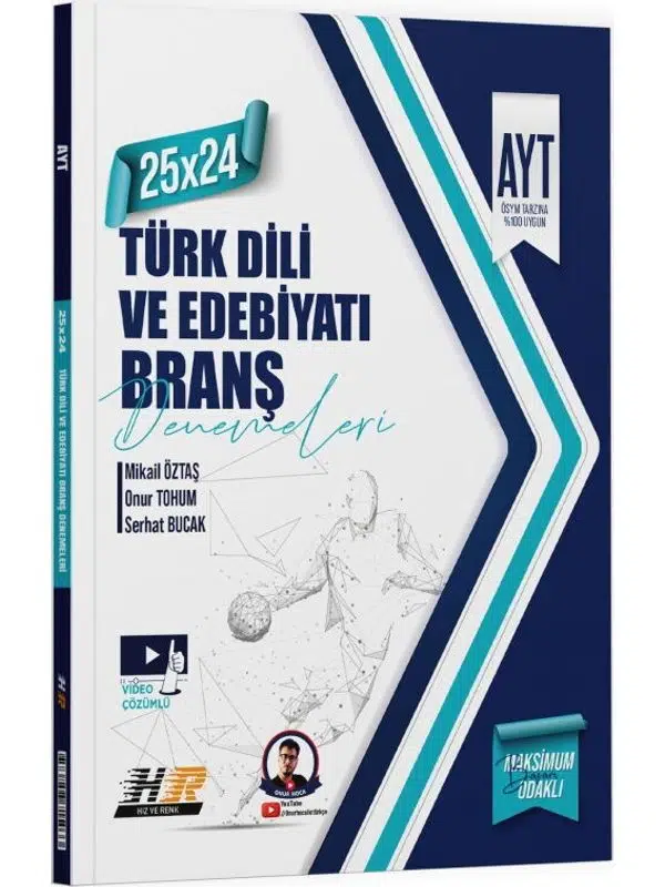 Hız ve Renk Yayınları AYT Türk Dili ve Edebiyatı 25 x 24 Denemeleri