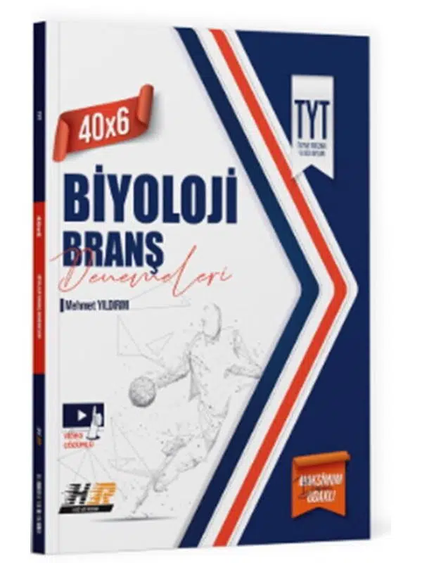Hız ve Renk Yayınları TYT Biyoloji 40 x 6 Denemeleri