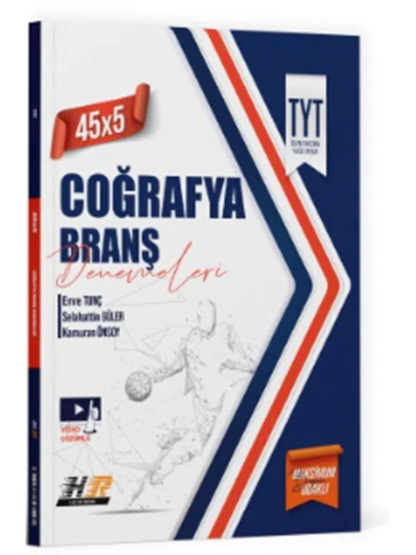Hız ve Renk Yayınları TYT Coğrafya 45 x 5 Denemeleri
