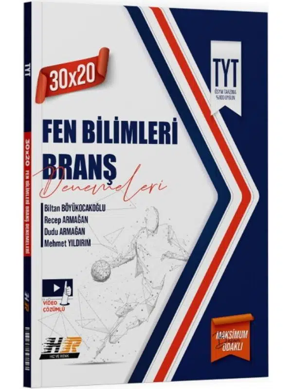 Hız ve Renk Yayınları TYT Fen Bilimleri 30 x 20 Denemeleri