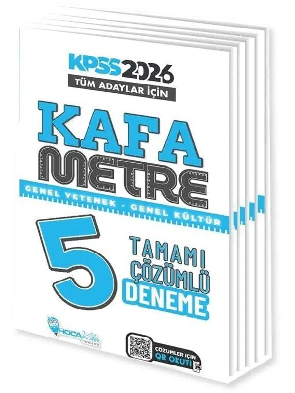 Hoca Kafası 2026 KPSS Genel Yetenek Genel Kültür Kafametre 5 Deneme Çözümlü