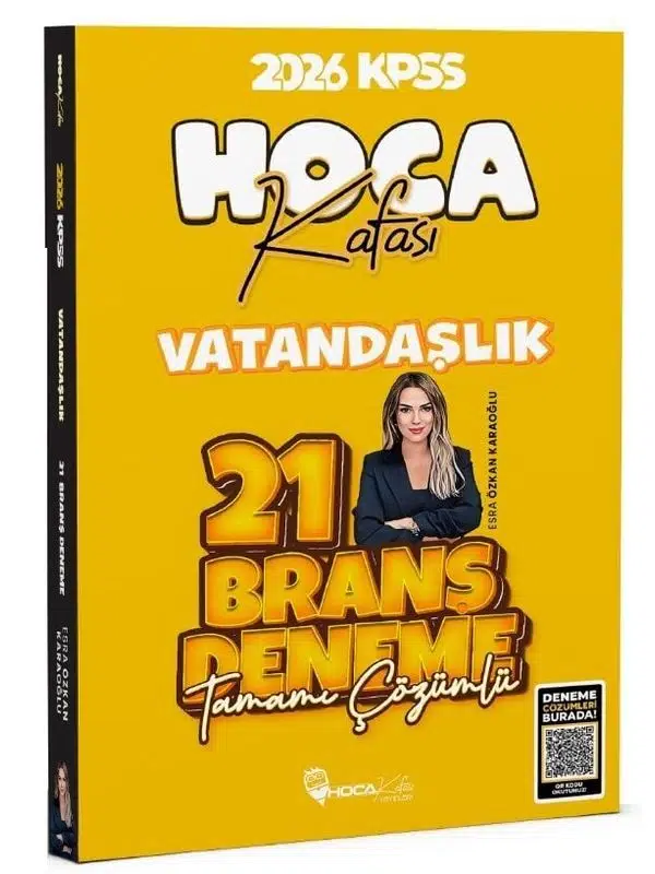 Hoca Kafası 2026 KPSS Vatandaşlık 21 Deneme Çözümlü - Esra Özkan Karaoğlu