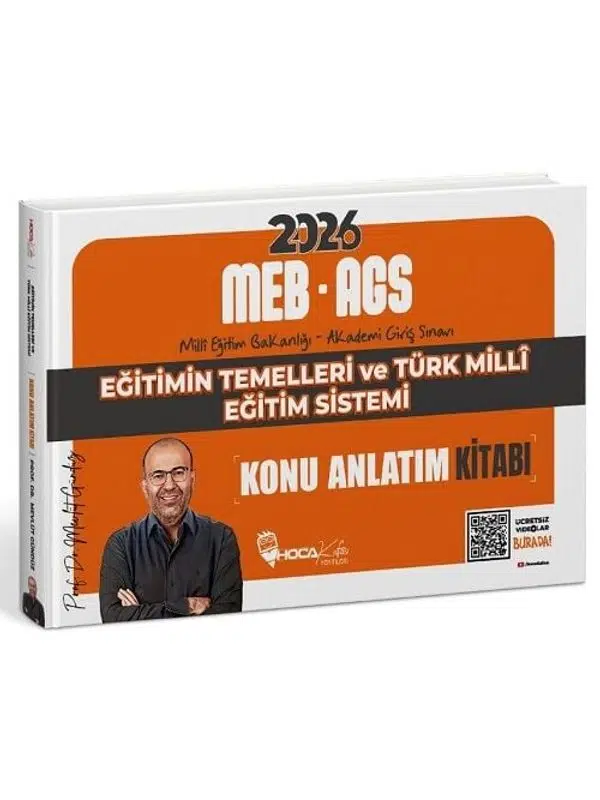 Hoca Kafası 2026 MEB-AGS Eğitimin Temelleri ve Türk Milli Eğitim Sistemi Konu Anlatım Kitabı Mevlüt Gündüz Hoca