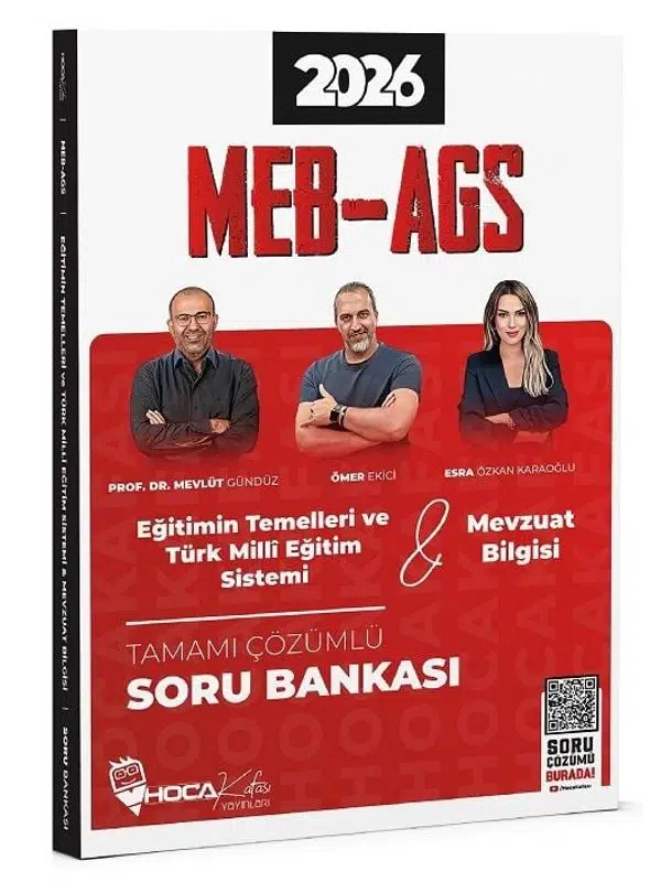 Hoca Kafası 2026 MEB-AGS Eğitimin Temelleri ve Türk Milli Eğitim Sistemi, Mevzuat Bilgisi Soru Bankası Çözümlü -