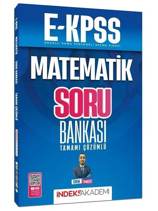 İndeks Akademi 2026 EKPSS Matematik Soru Bankası Çözümlü - Eren Tunçer 