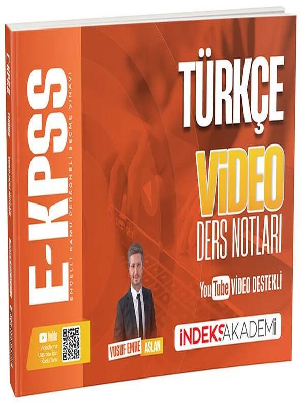 İndeks Akademi 2026 EKPSS Türkçe Video Ders Notları - Yusuf Emre Aslan