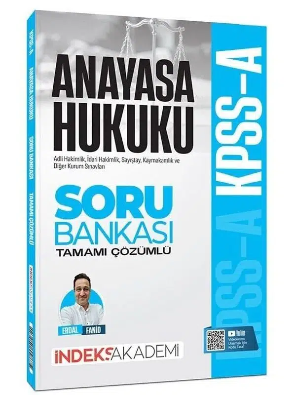 İndeks Akademi 2026 KPSS A Grubu Anayasa Hukuku Soru Bankası Çözümlü - Erdal Fanid