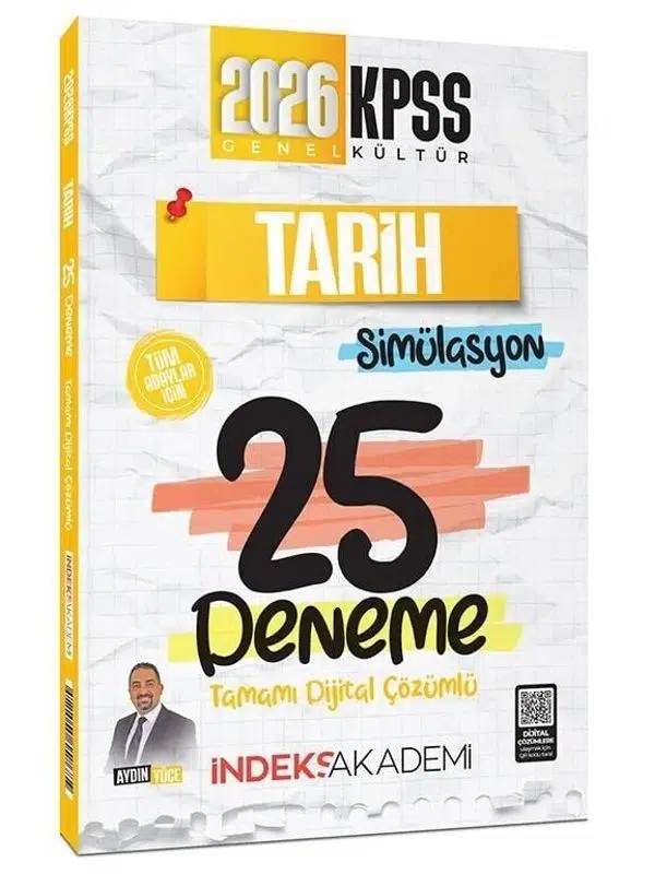 İndeks Akademi 2026 KPSS Tarih Simülasyon 25 Deneme Çözümlü - Aydın Yüce