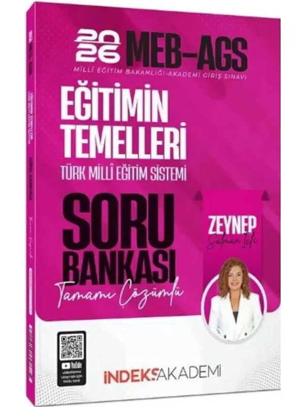 İndeks Akademi 2026 MEB AGS Eğitimin Temelleri ve Türk Milli Eğitim Sistemi Soru Bankası