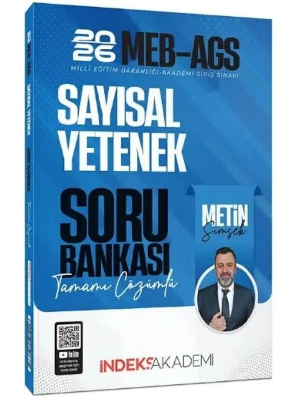 İndeks Akademi 2026 MEB AGS Sayısal Yetenek Soru Bankası Çözümlü