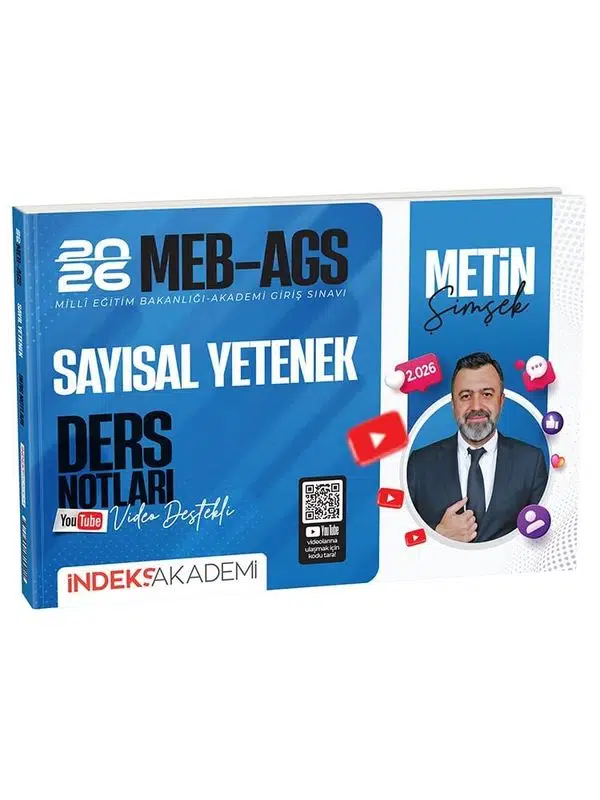 İndeks Akademi 2026 MEB-AGS Sayısal Yetenek Video Ders Notları - Metin Şimşek