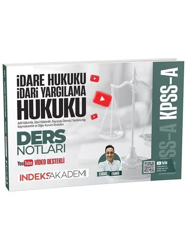 İndeks Akademi KPSS A Grubu İdare ve İdari Yargılama Hukuku Video Ders Notları - Erdal Fanid