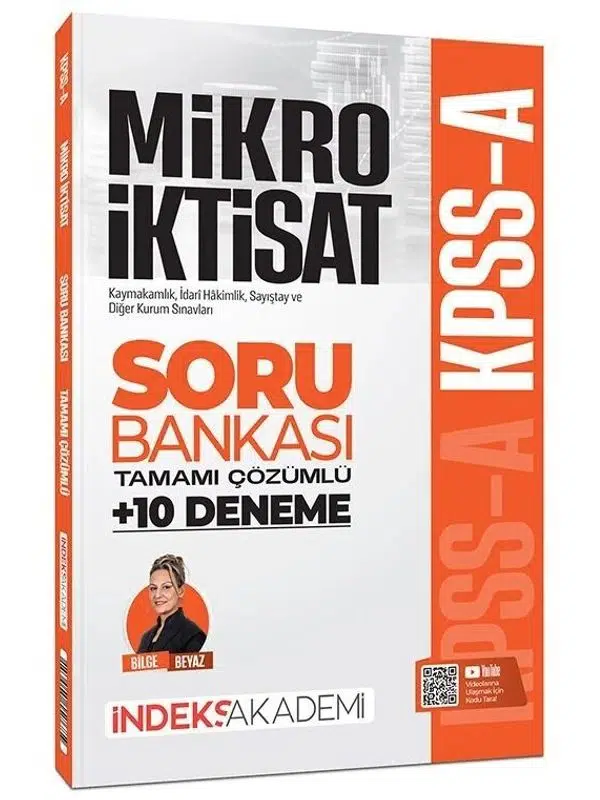 İndeks Akademi KPSS A Grubu Mikro İktisat Soru Bankası ve 10 Deneme Çözümlü - Bilge Beyaz