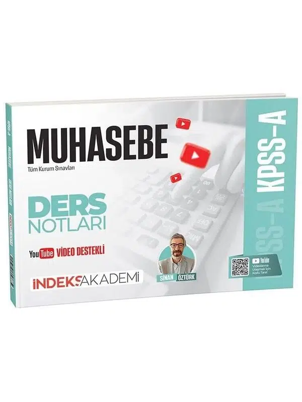 İndeks Akademi KPSS A Grubu Muhasebe Video Ders Notları - Sinan Öztürk