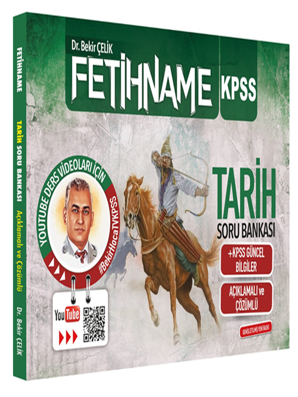 KPSS FETİHNAME Tarih Soru Bankası Çözümlü Bekir Çelik
