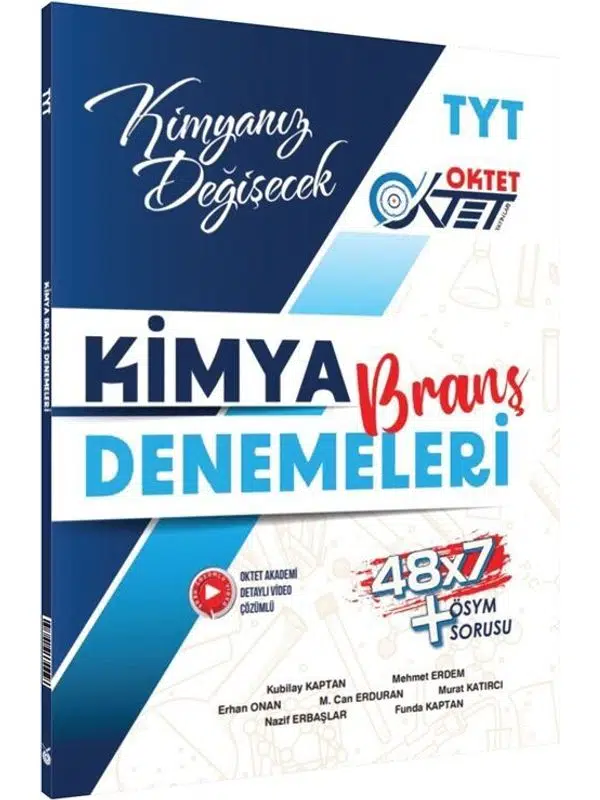 Oktet Yayınları TYT Kimya 48 x 7 Branş Denemeleri