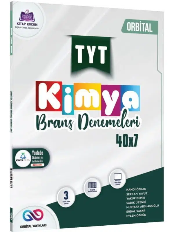 Orbital Yayınları TYT Kimya 40 x 7 Branş Denemeleri