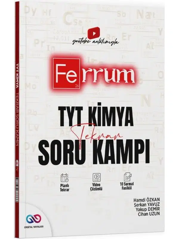 Orbital Yayınları TYT Kimya Ferrum Tekrar Soru Kampı