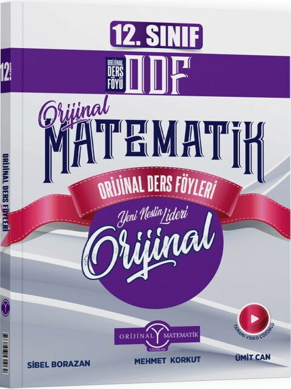 Orijinal Mikro 12. Sınıf Matematik ODF Orijinal Ders Föyleri