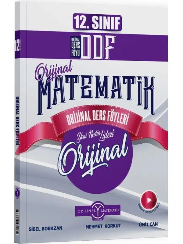 Orijinal Mikro 12. Sınıf Matematik ODF Orijinal Ders Föyleri