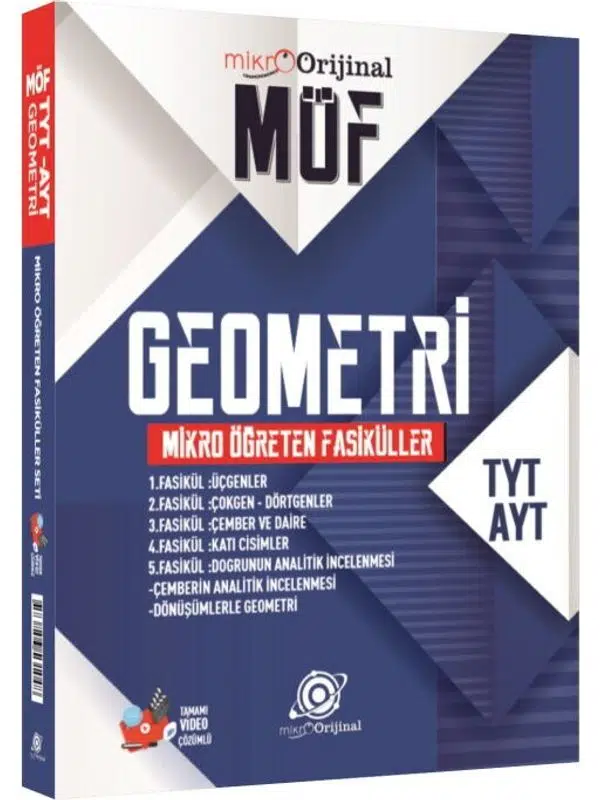 Orijinal Mikro TYT AYT Geometri MÖF Mikro Öğreten Fasiküller Set 