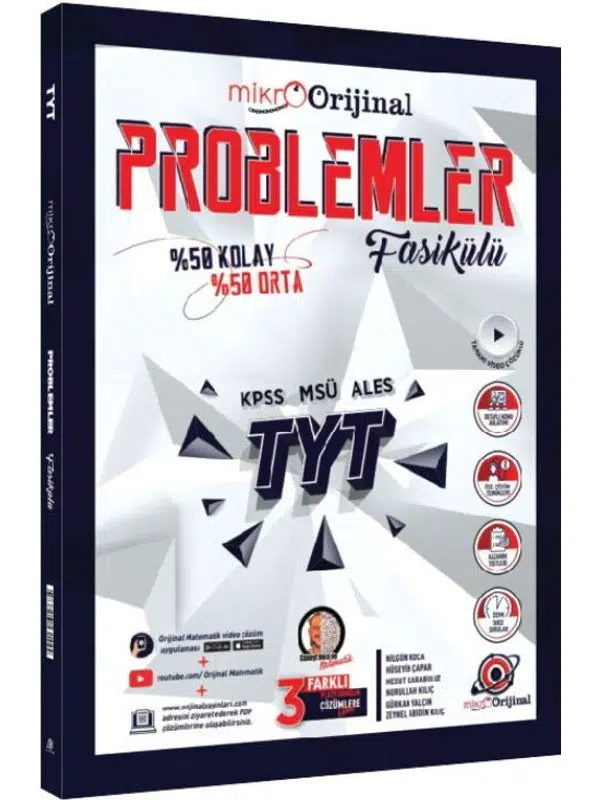Orijinal Mikro TYT Problemler Fasikülü Soru Bankası