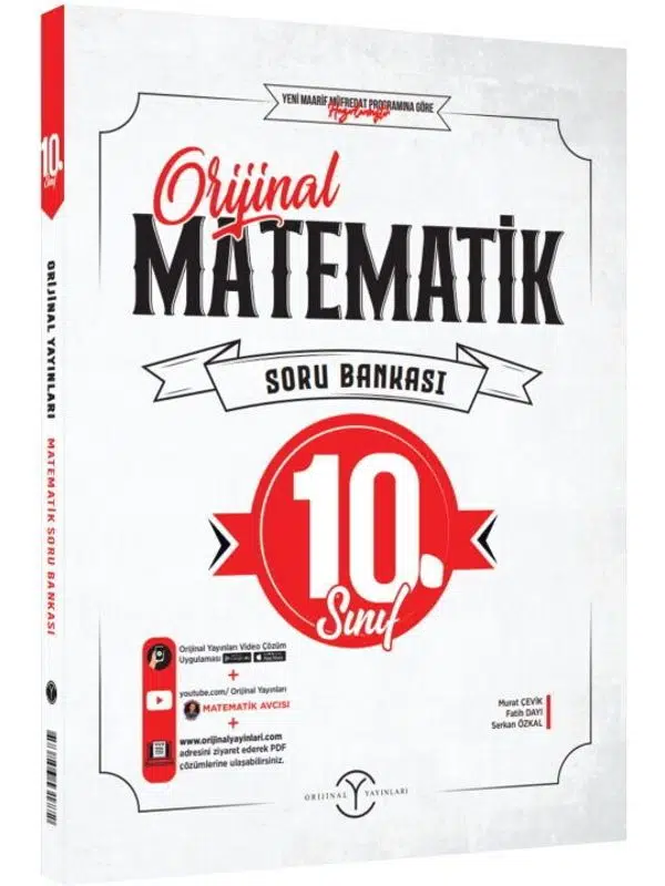 Orijinal Yayınları 10. Sınıf Orijinal Matematik Soru Bankası Paragraf 2 Deneme Hediye