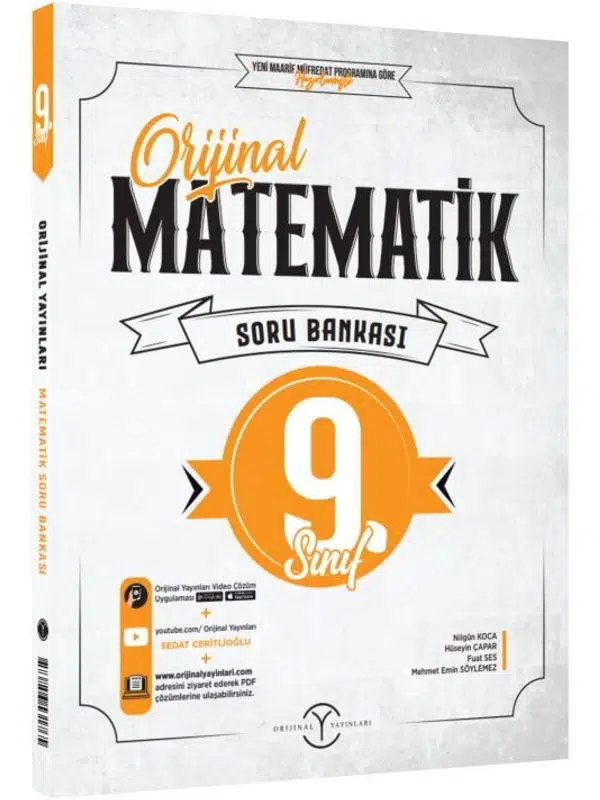 Orijinal Yayınları 9. Sınıf Orijinal Matematik Soru Bankası Paragraf 2 Deneme Hediye