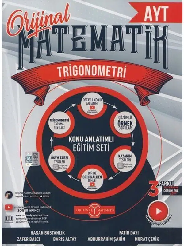 Orijinal Yayınları AYT Matematik Trigonometri