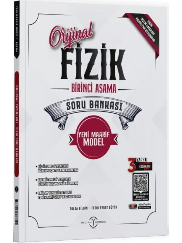 Orijinal Yayınları Fizik Maarif Birinci Aşama Soru Bankası