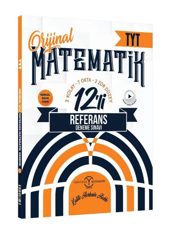 Orijinal Yayınları TYT Matematik 12 li Referans Deneme Sınavı